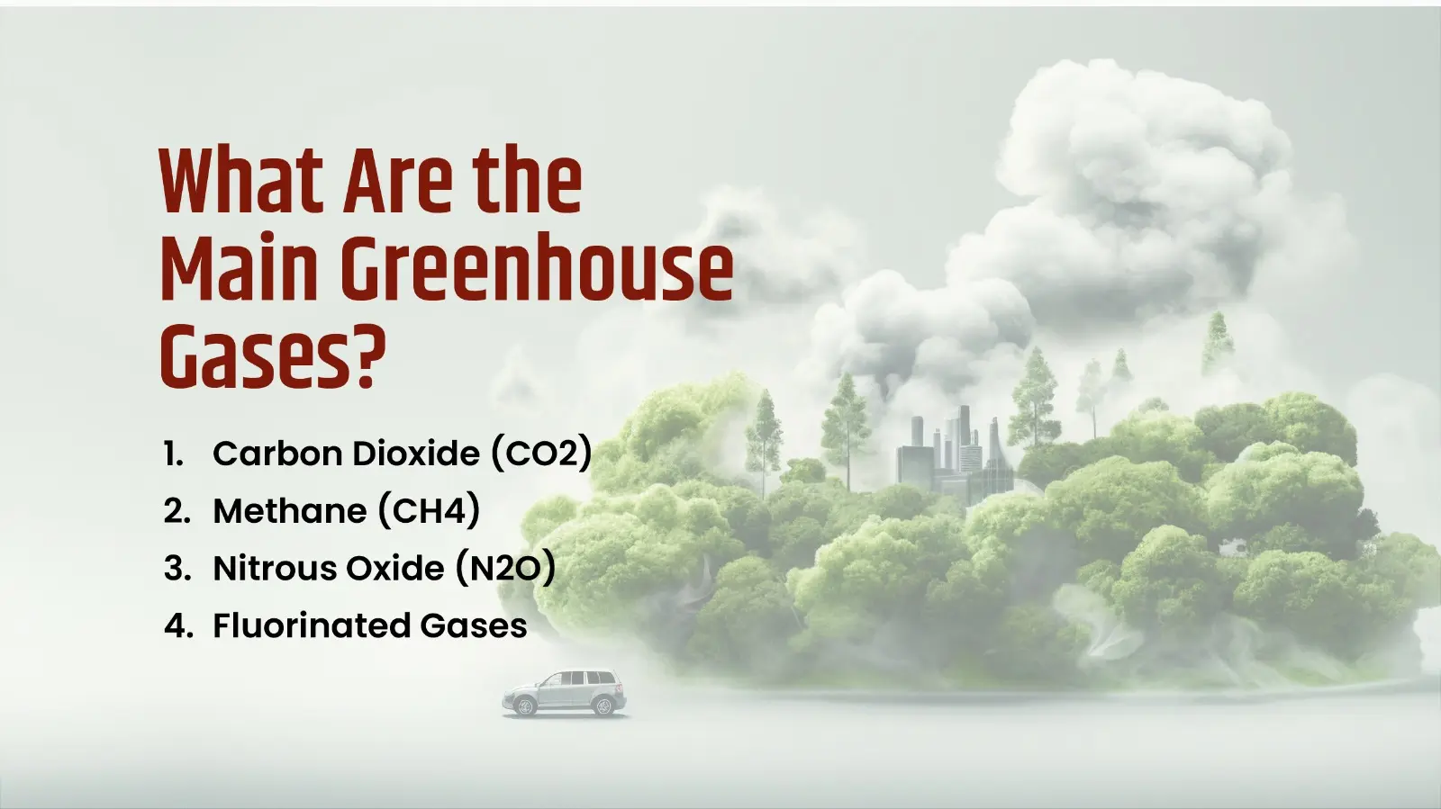 What Are the Main Greenhouse Gases?
