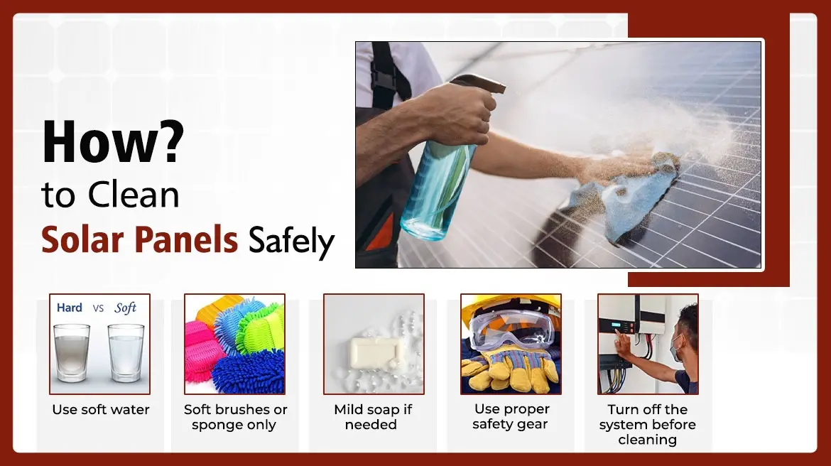 How to Clean Solar Panels Safely