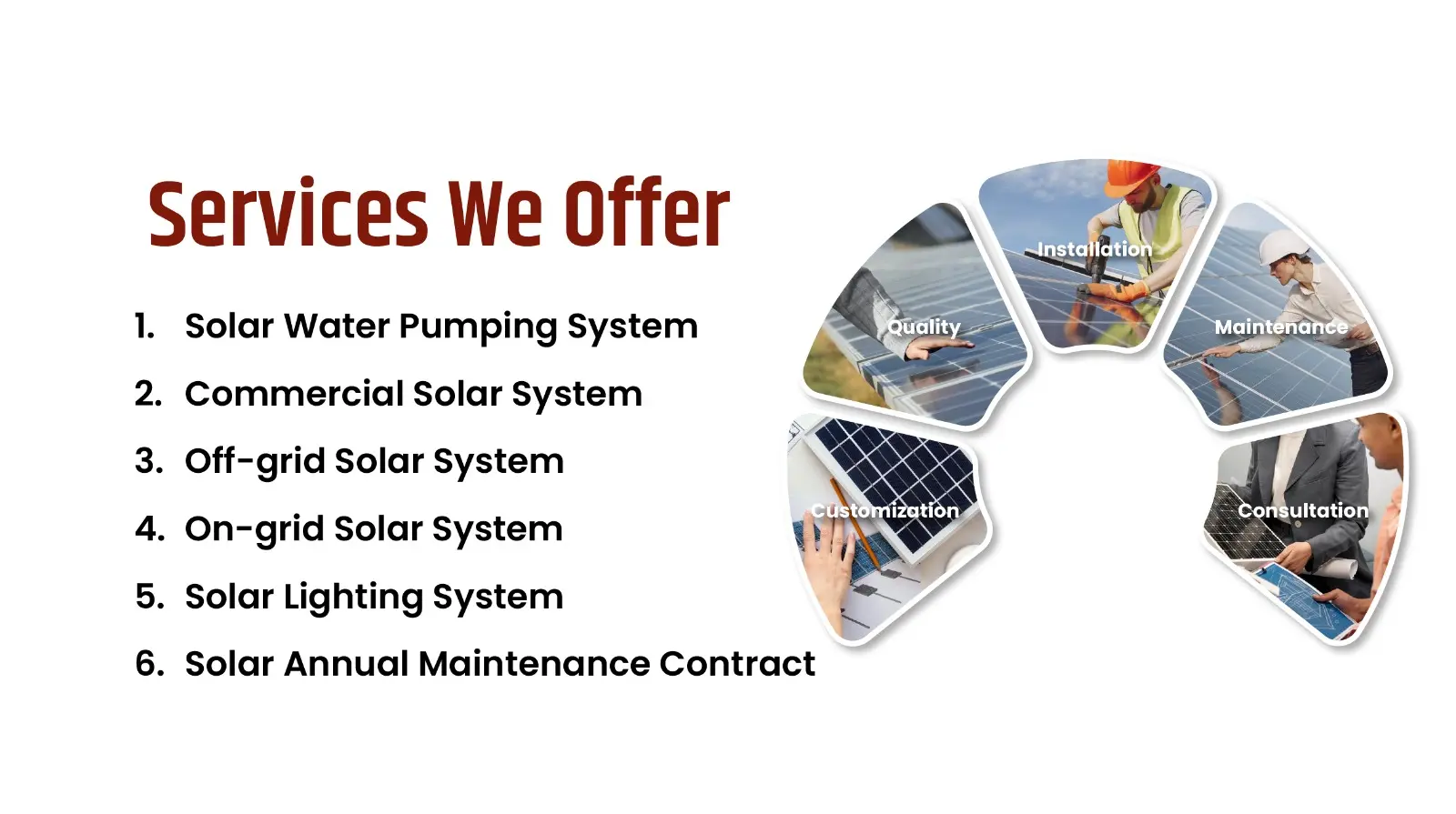 solar services we provide