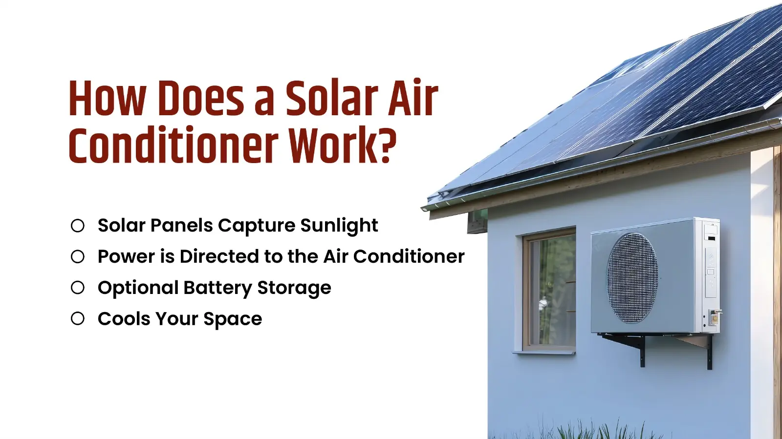 How Does a Solar Air Conditioner Work?