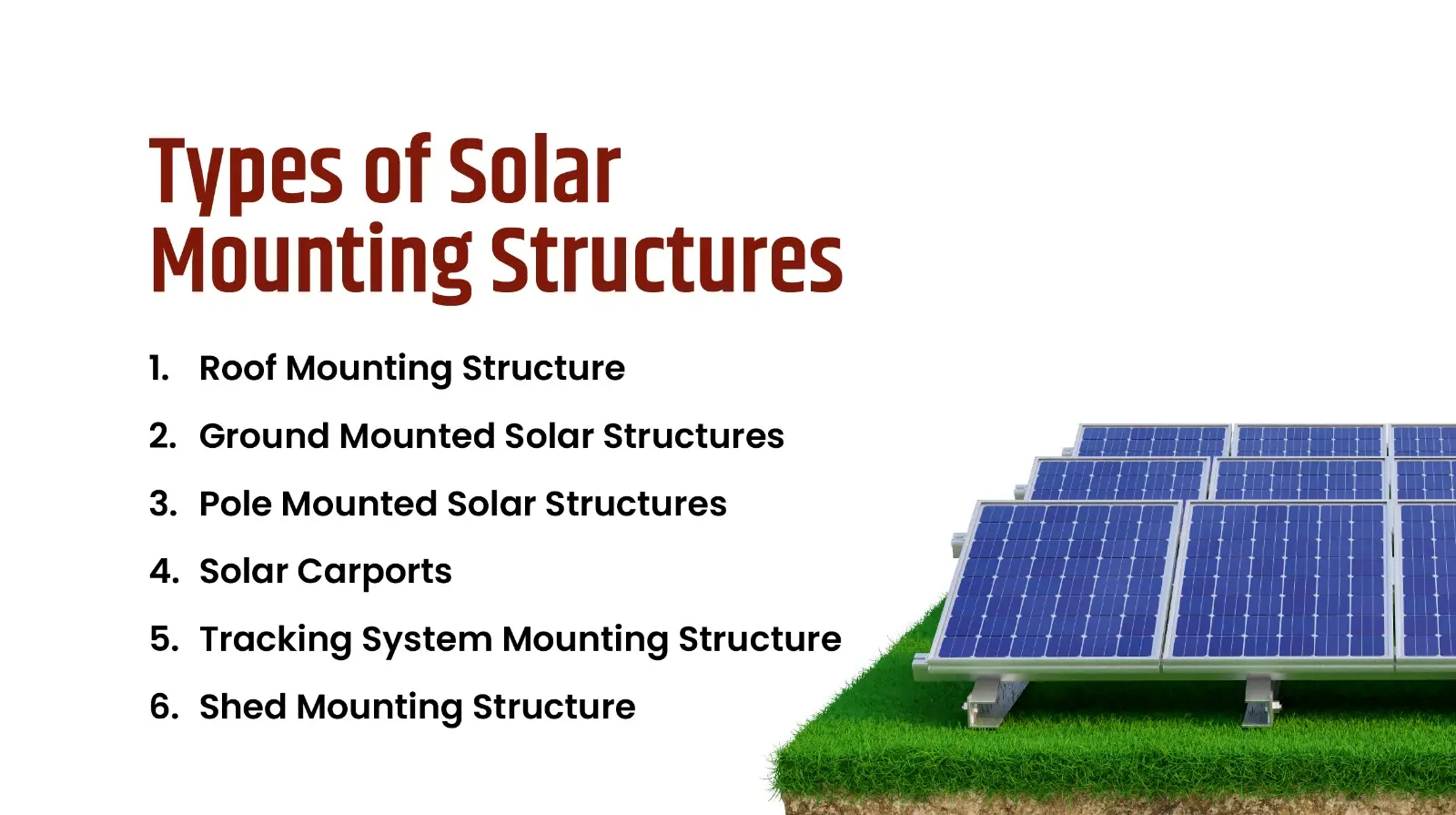 Types of Solar Mounting Structures