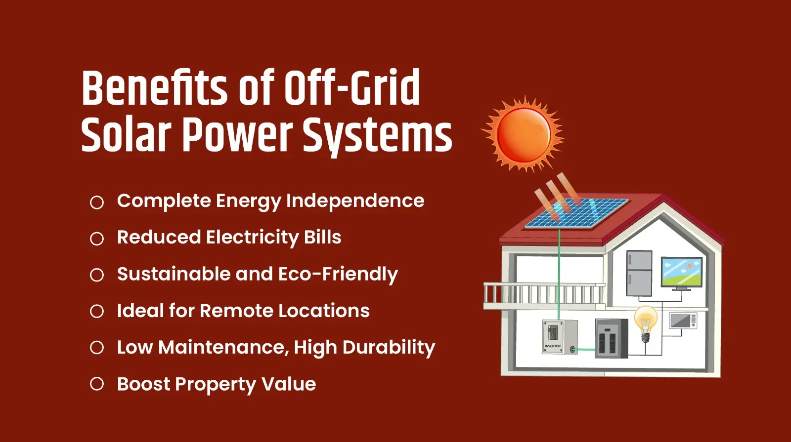 Benefits of Off-Grid Solar Power Systems