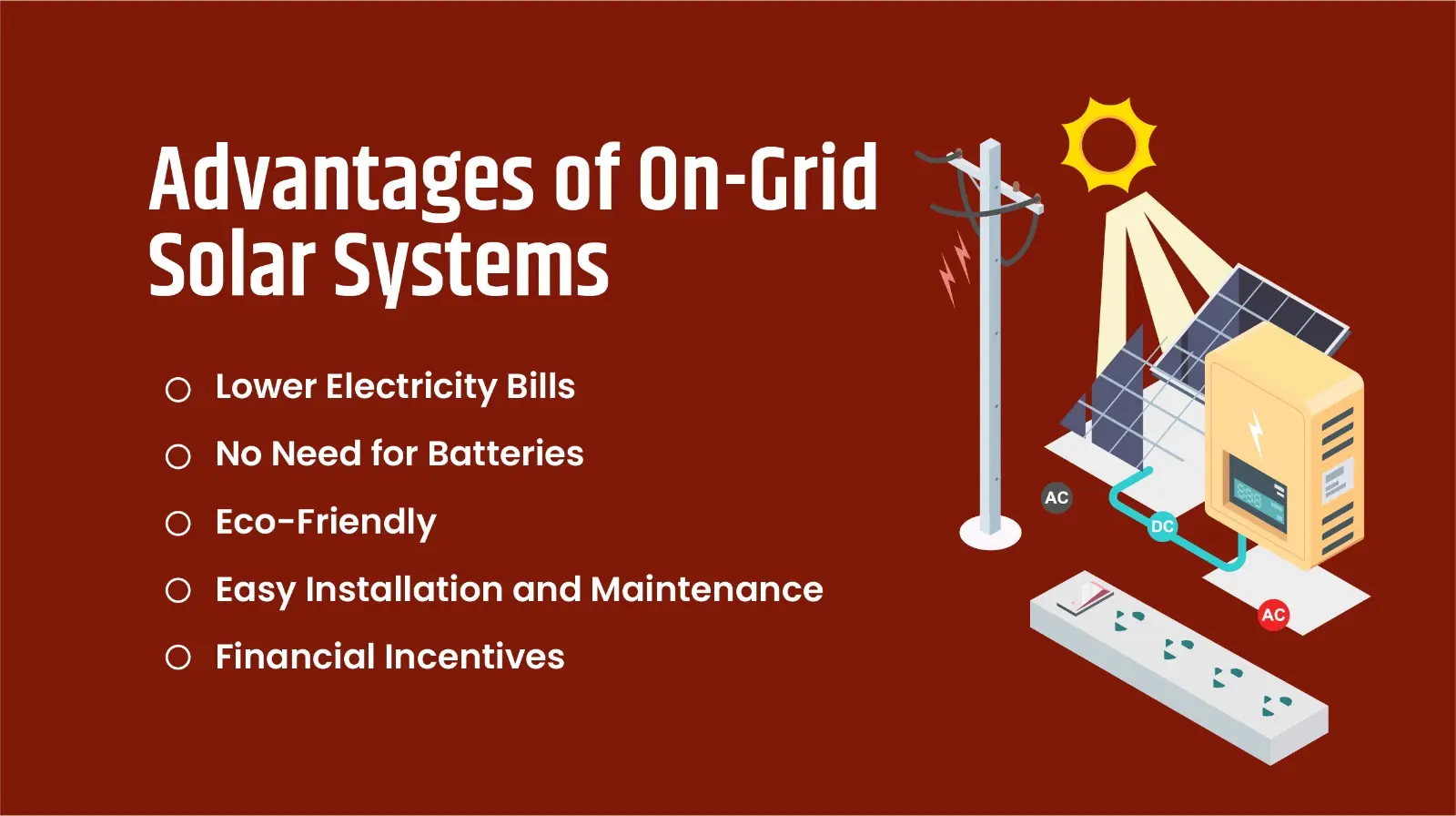 Advantages of On-Grid Solar Systems