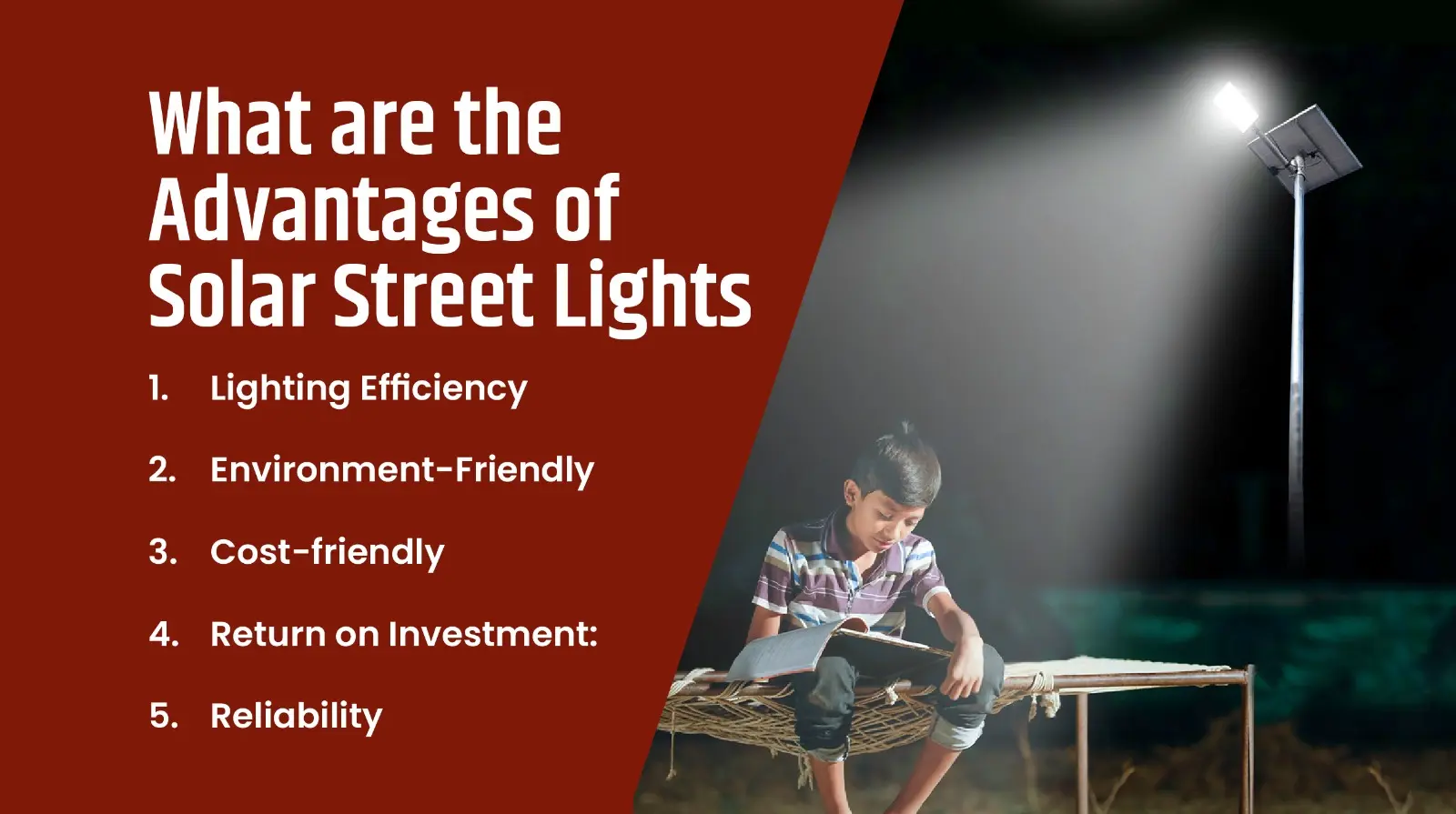 What are the Advantages of Solar Street Lights