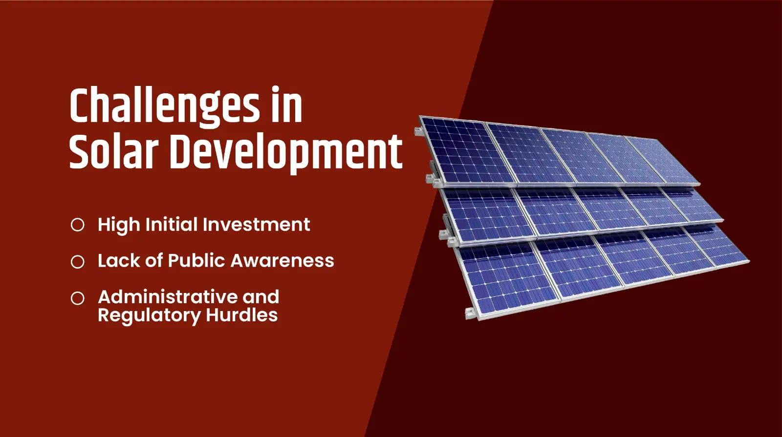  Challenges in Solar Development