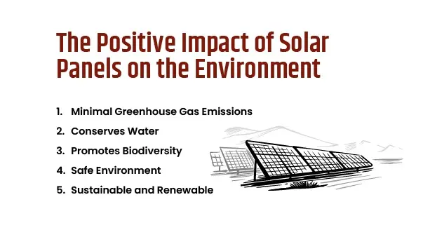 The Positive Impact of Solar Panels on the Environment 