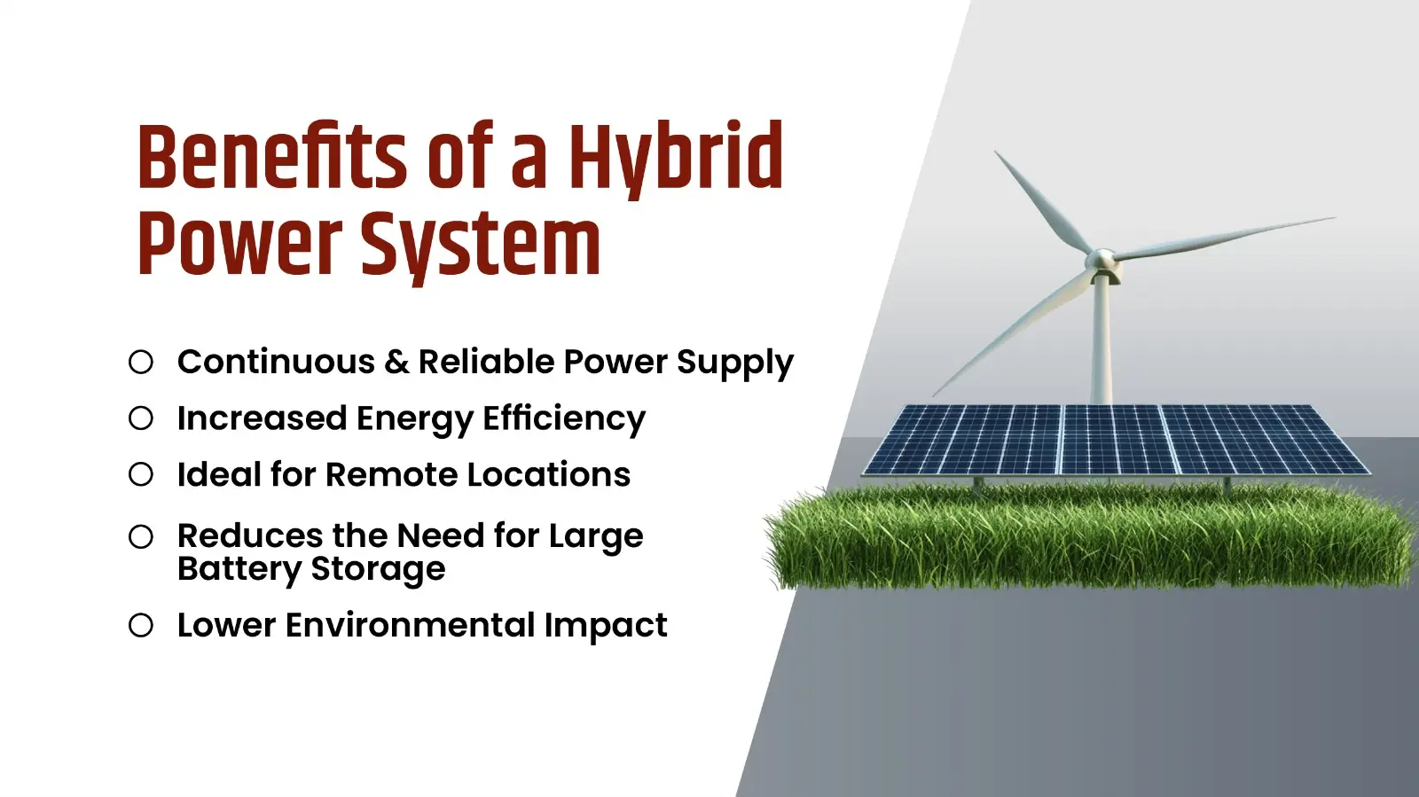 Benefits of a Hybrid Power System