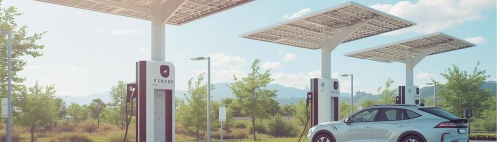 Solar-Powered EV Charging Stations